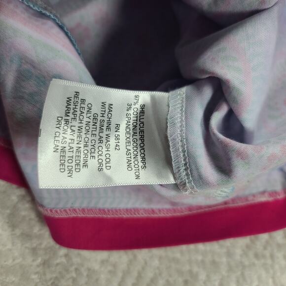 Maggy L Vibrant paisley tank summer sheath dress dress Size 4 Resort wear beachy - Picture 7 of 9